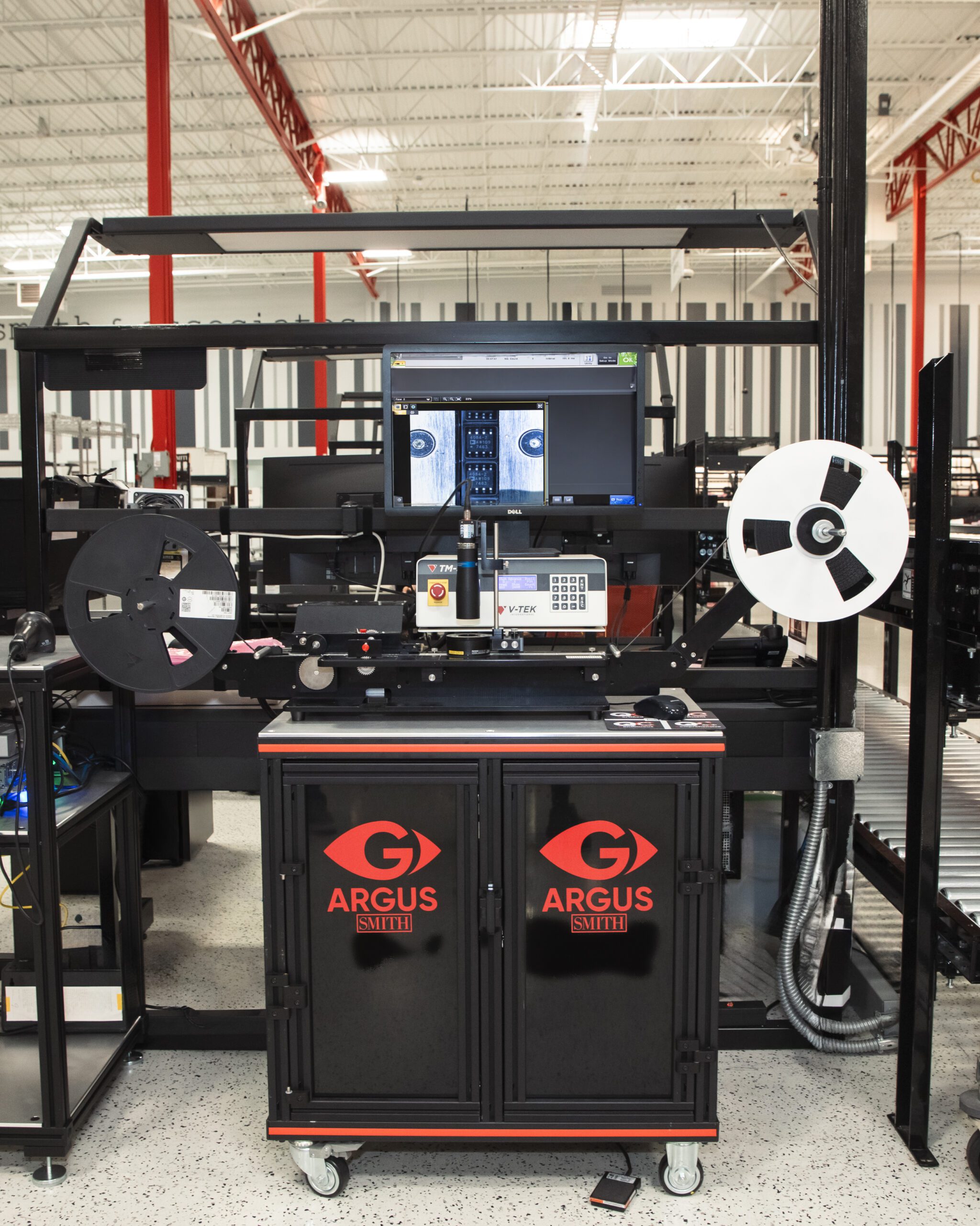 Argus™, Smith’s first AI-based solution, is a visual inspection platform for components packaged in reels.